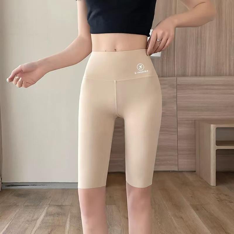 

Five-point Barbie shark pants summer women s thin anti-light cycling high-waisted yoga belly panties leggings shorts women 3 codes (60-70kg)