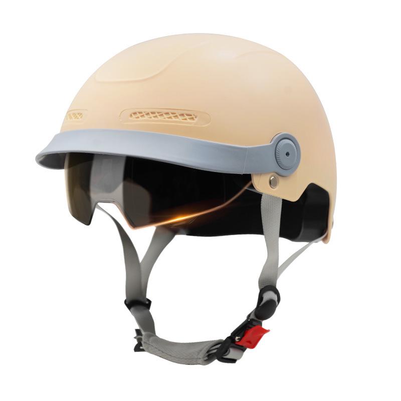 

MAHAER 3C сертифицированный универсальный летний мотоциклетный шлем с защитой от солнца One size, fits 55-62 head circumference