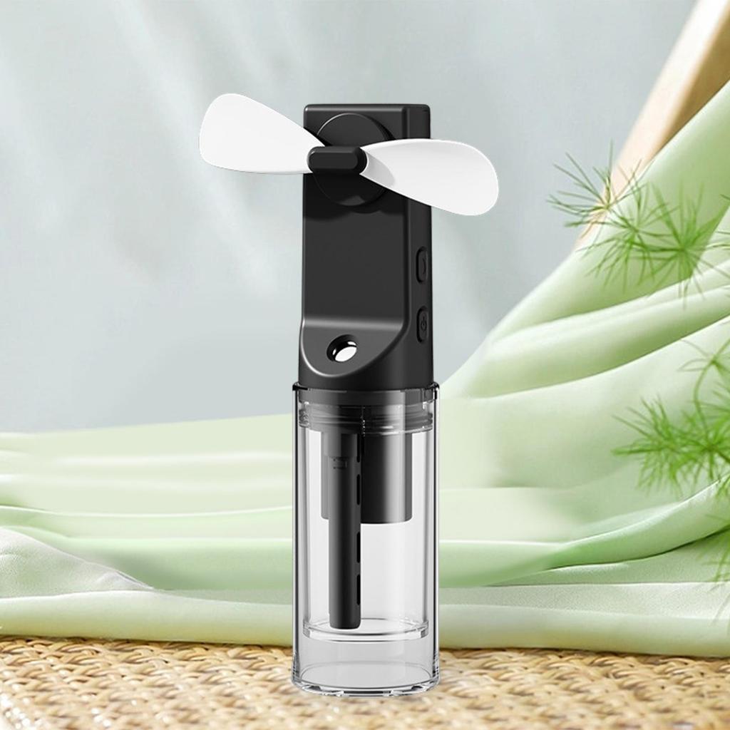 Portable Misting Fan Rechargeable Small 4 Gears Adjustable Mini Spray Water Mist Fan for Makeup Camping Travel Women Outdoor