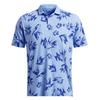 Mens Floral Pattern Polo Shirt
