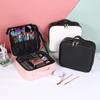 Custom Makeup Bag with Logo Set 3 for PU High Quality Waterproof Zipper Closure Cosmetic Bag