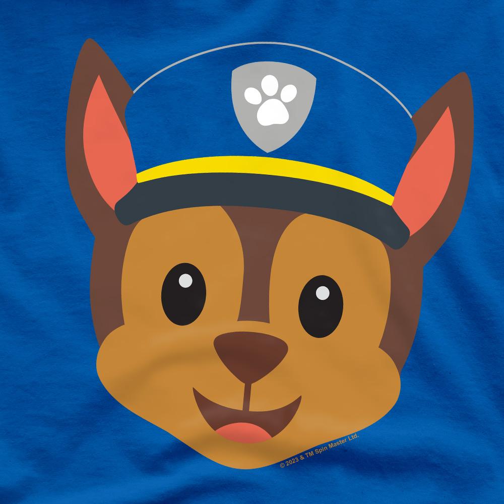 Paw Patrol Mens Chase Emoji T-Shirt