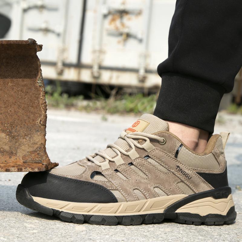 Male Electrical insulated shoes Composite toe Safety Shoes Men Puncture-Proof Work Sneakers Men outdoors Indestructible shoes