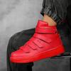 Herren Atmungsaktive High Top Skateboard Schuhe Lässige Rutschfeste Sportschuhe Damen Plateau Versteckt Erhöhende Leder Sneakers