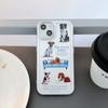 Süße Haustier Hund Cartoon Welpen Silikon weiche Handytasche für Iphone X Xsmax Xr 14 Pro Max Plus 12 11 Promax 13promax