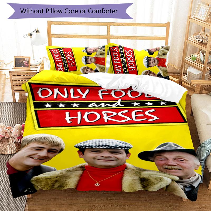 Only Fools and Horses 3pcs Bedding Set Duvet Cover Closure Includes 1 Duvet Cover & 2 Pillowcases for All Seasons Bedroom Home Dorm Decor