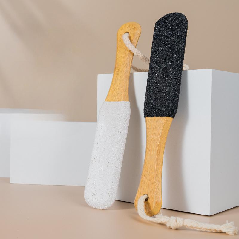 1Pc  Four-sided Foot Washboard Bamboo Wood Sand Foot Board File Foot De-dead Skin Grinding