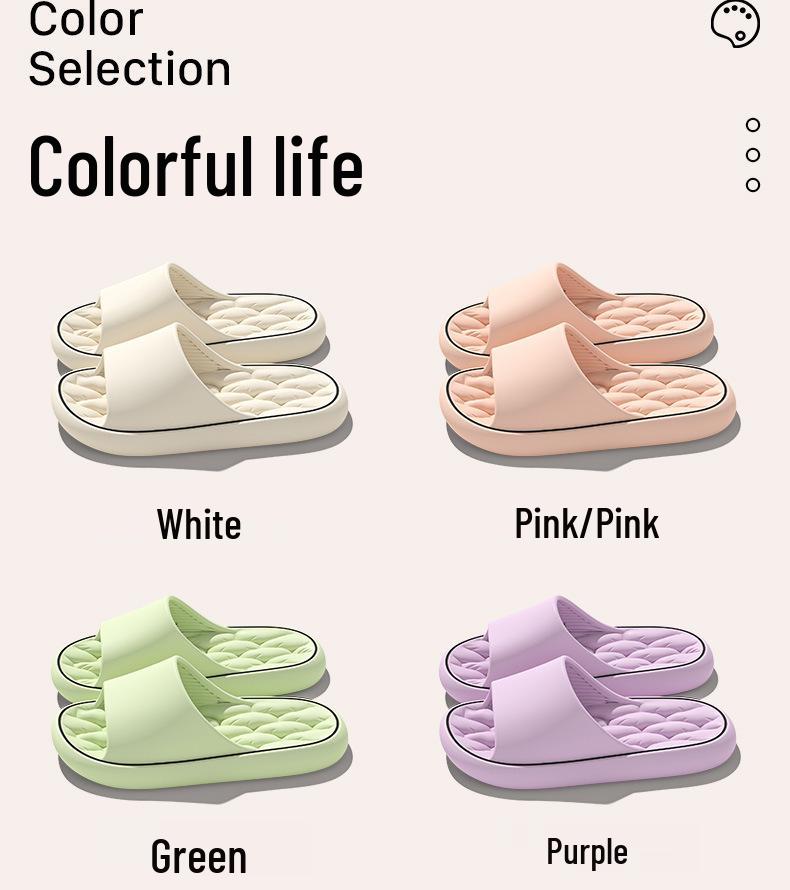 High-End Men's Non-Slip Odorless Indoor Slippers: Stylish Bathroom, Bathing, and Home Sandals for Summer.