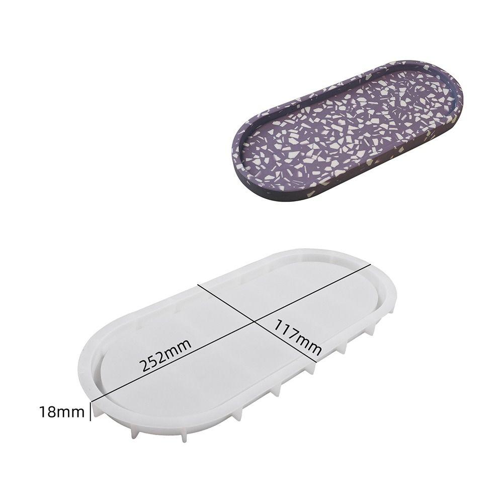 Silicone Storage Tray Mold Crystal Epoxy Coaster Mold Jewelry Display Stand  Home Decoration