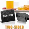 20pcs 4x3 Inch Mini Chalkboard Table Tent Signs, Buffet Food Labels for Party