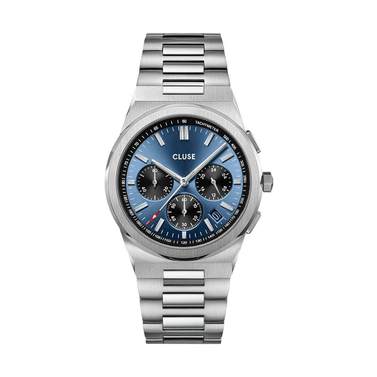 

Vigoureux Chrono CW20805 Silver Watch [CRUS]
