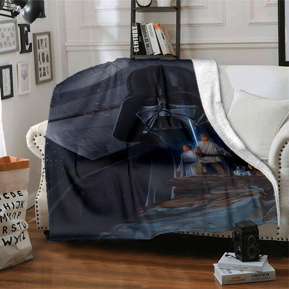 Star Wars Blanket Ultra-Soft Perfect for Sofa Office Bed All-Season Use Playful Design Gifts For Family Or Friends