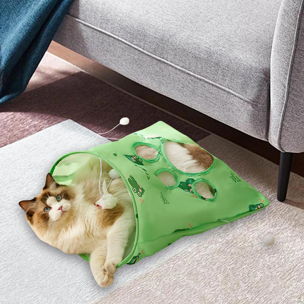 Cat Tunnel Bag, Puzzle Toy, Foldable Self Interactive Pet Tube Bag for