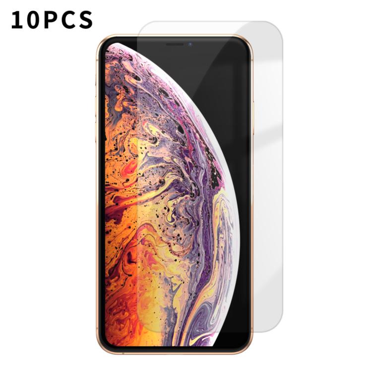 Kalebol 10pcs High-Aluminum Semi-Screen Anti-Fingerprint HD Tempered Glass Film