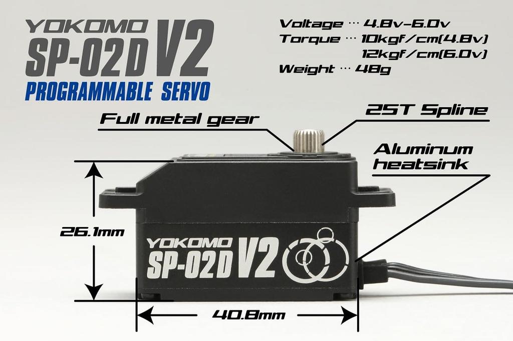 Yokomo RWD Drift Servo V2 Digital Servo Lowepro SP-02DV2A