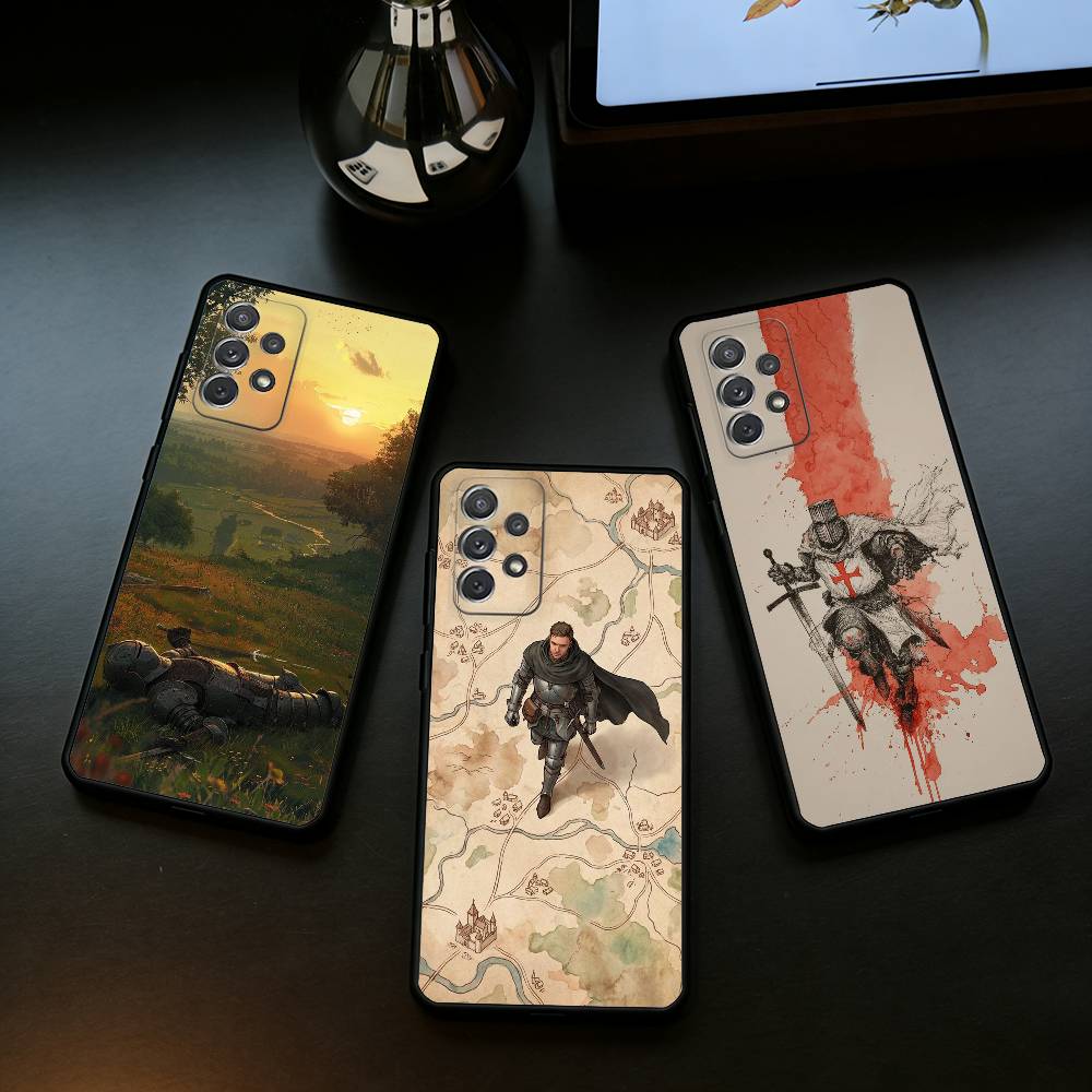 K-Kingdom C-Come D-Deliverance Soft Silicone Black Cover Phone Case For Samsung Galaxy A73,A72,A71,A70,A53,A52,A51