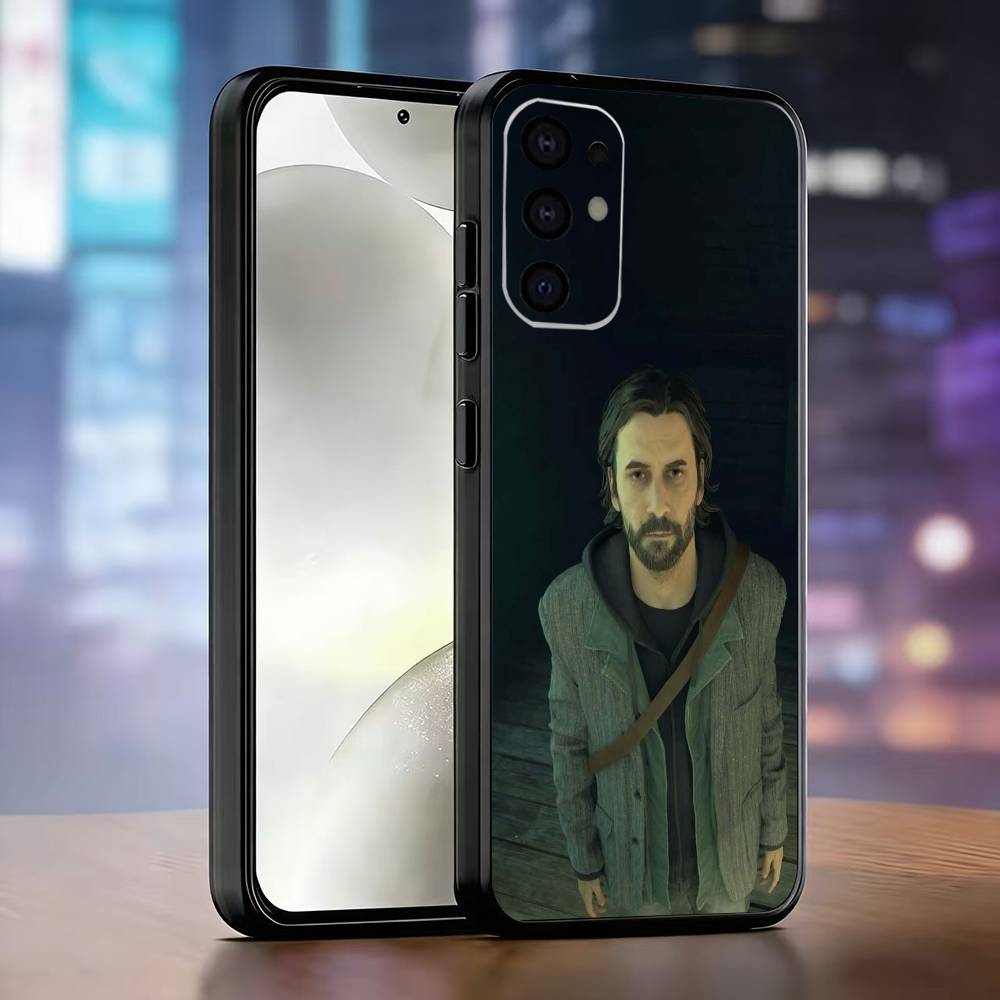 Coole Alan Wake Handyhülle Für Samsung S25,S24,S21,S22,S23,S30,Ultra,S20,Plus,Fe,Weiche Silikon Schwarze Hülle