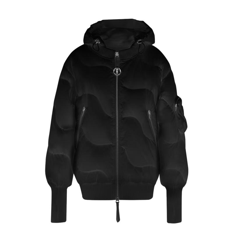 

JINYUJIE Women s Short Hooded Lightweight Goose Down Jacket S