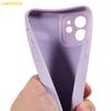 For iPhone 12 Case Precise Cutouts TPU Fiber Lining Shockproof Phone Cover
