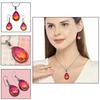 Bio-Tourmaline Quartz Jewelry Set 18-20'' Handmade For Womens Unisex New