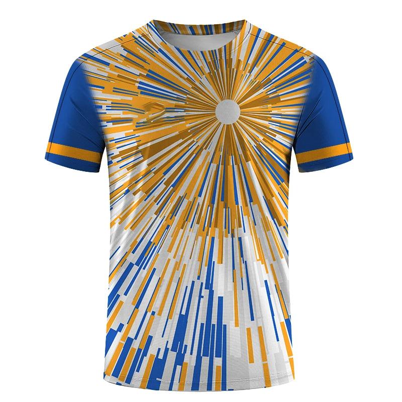 Men's T-shirt Casual Short Sleeve Badminton TShirt Table Tennis Clothing Summer Competition Training Quick-Drying Male Loose Top