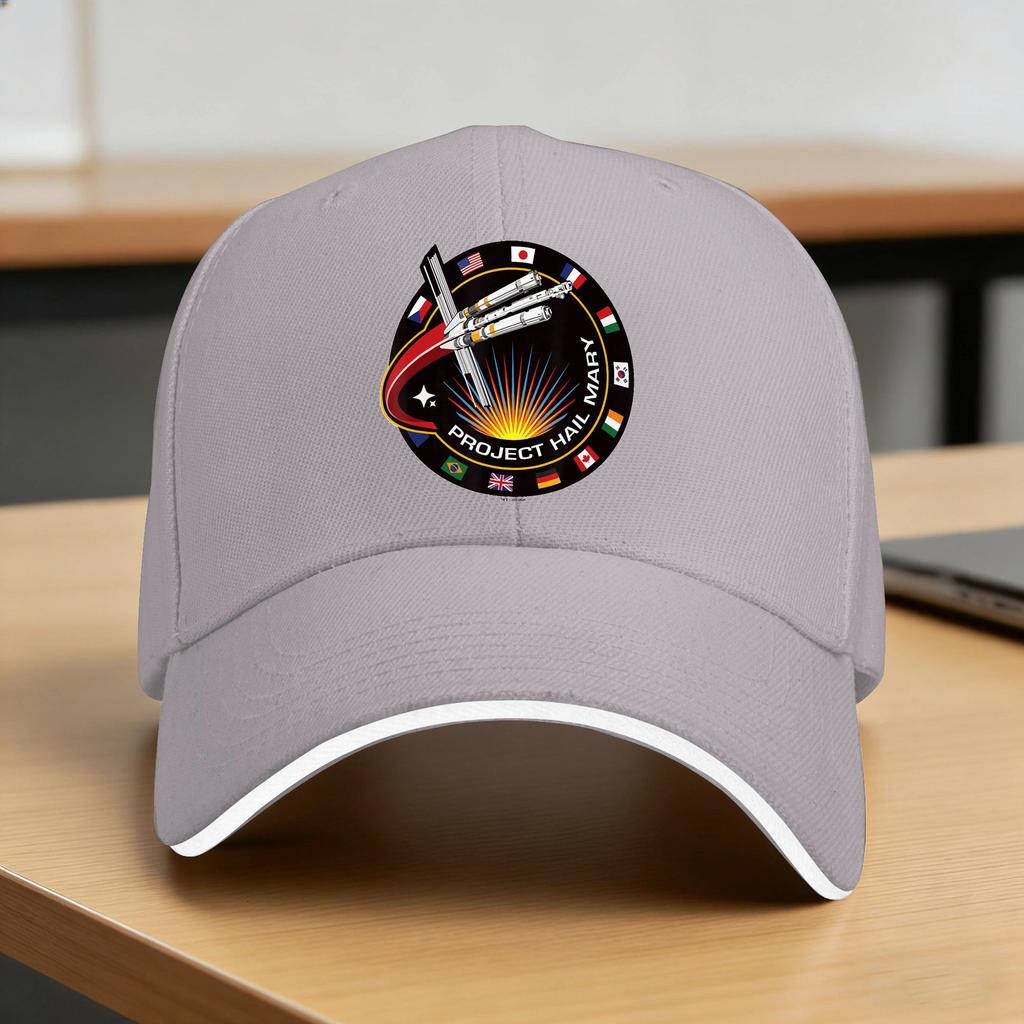 Project Hail Mary Spaceship Mission Badge Casual Baseball Cap Kpop Rock High Quality Female Male Street Style Snapback Cap