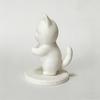 1pc Adorable Cat Base Pen Holder, Kitten Shape Desktop Stationery Organizer for Pens Markers, Decorative Desk Accessory
