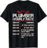 Lustige Klempnergeschenke Klempner Stundensätze Klempner Geschenk Unisex T-Shirt