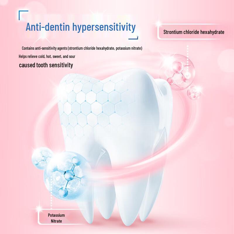 LengSuanLing Whitening Anti-Sensitive Toothpaste, Fresh Peach