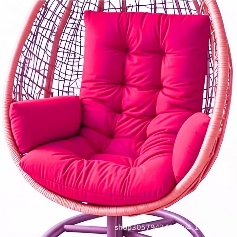 Thickened Hanging Basket Seat with Enlarged Backrest Cushion for Swing, Single Sofa, or Rocking Chair