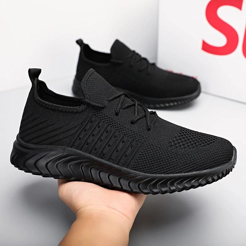 Summer Lightweight Men Running Sport Shoes Classical Mesh Breathable Casual Shoes Fashion Sneakers Athletic Anti Slip Sneakers