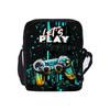 Borsa a Tracolla Singola Quotidiana con Design Gamepad per Bambino/Bambina Migliori Regali Borsa a Tracolla Casual Piatta 2D Cartoon