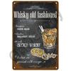 Retro Drink Plaque Art  Beer Wine  Whiskey Decor for Bars  Man Caves