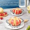 2pcs Apple Slicer and Corer Set Stainless Steel Fruit Seeder Core Remover with Non-Slip Handles for Tomato Pear Peach Cutting