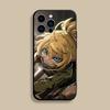 Anime Y-Youjo S-Senki Phone Case For iPhone 17,16,15,14,13,12,Pro,Max,Plus,E,SE4,Air,Mini Black Soft Cover