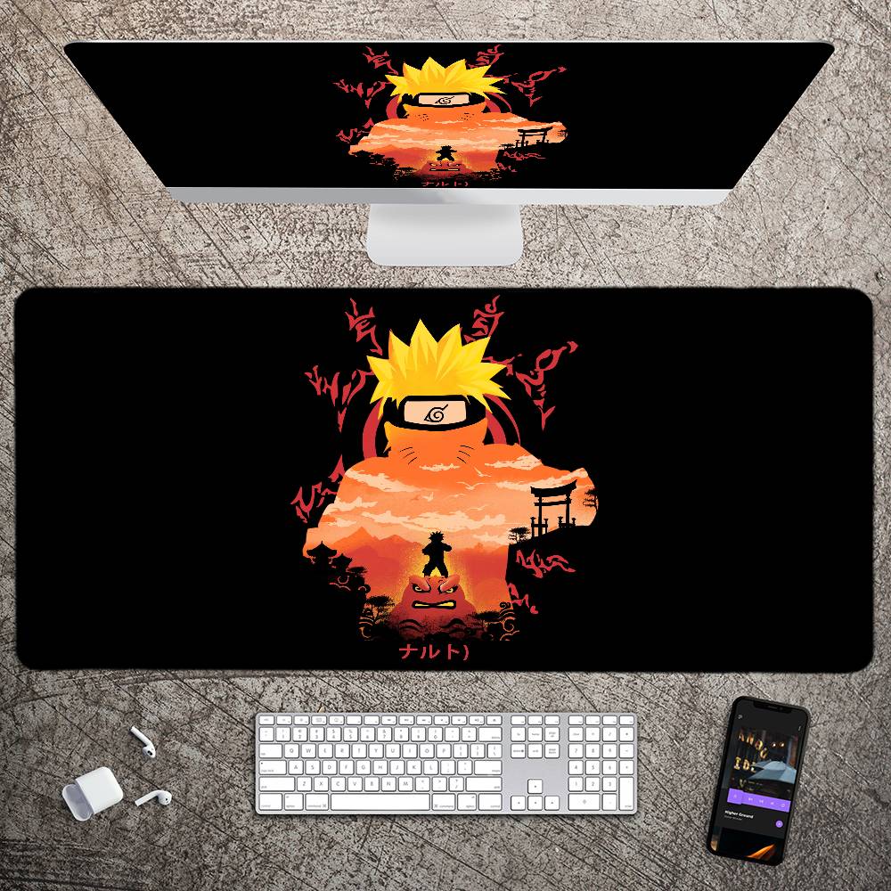 Naruto Aakatsuki Mousepad Xxl Large Mouse Pad NonSlip Keyboard Desk Mat Office Accessories