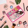 Embroidered PVC Transparent Travel Set: Cosmetics, Toiletries, Towel, File Storage Bag