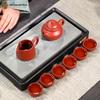 Pan Hongfa Zisha Dahongpao Teapot Set