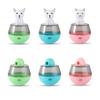 Interactive Dog Treat Dispensing Puzzle Toy Rolling Ball Tumble Food Leaking Pet Slow Feeder with Cartoon Figurine for Cats And Dogs