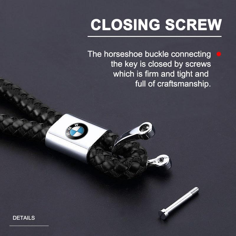 1pc Metal Car Key Chain Key Ring Key Lanyard Car Emblem Styling for BMW M X6 X1 X2 X3 X4 X5 X7 E46 E39 E90 E36 E60 E34 E30 F30 E71 F10 F10 F11 F30 E34