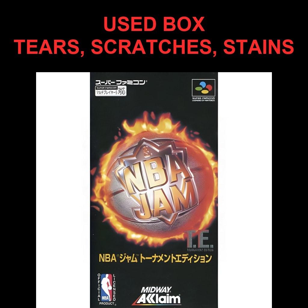 Used NBA Jam Tournament Edition SFC SNES Super Famicom SHVC-AJTJ Tested Working Nintendo Sports Acclaim Japan NTSC-J Super Nintendo Cartridge