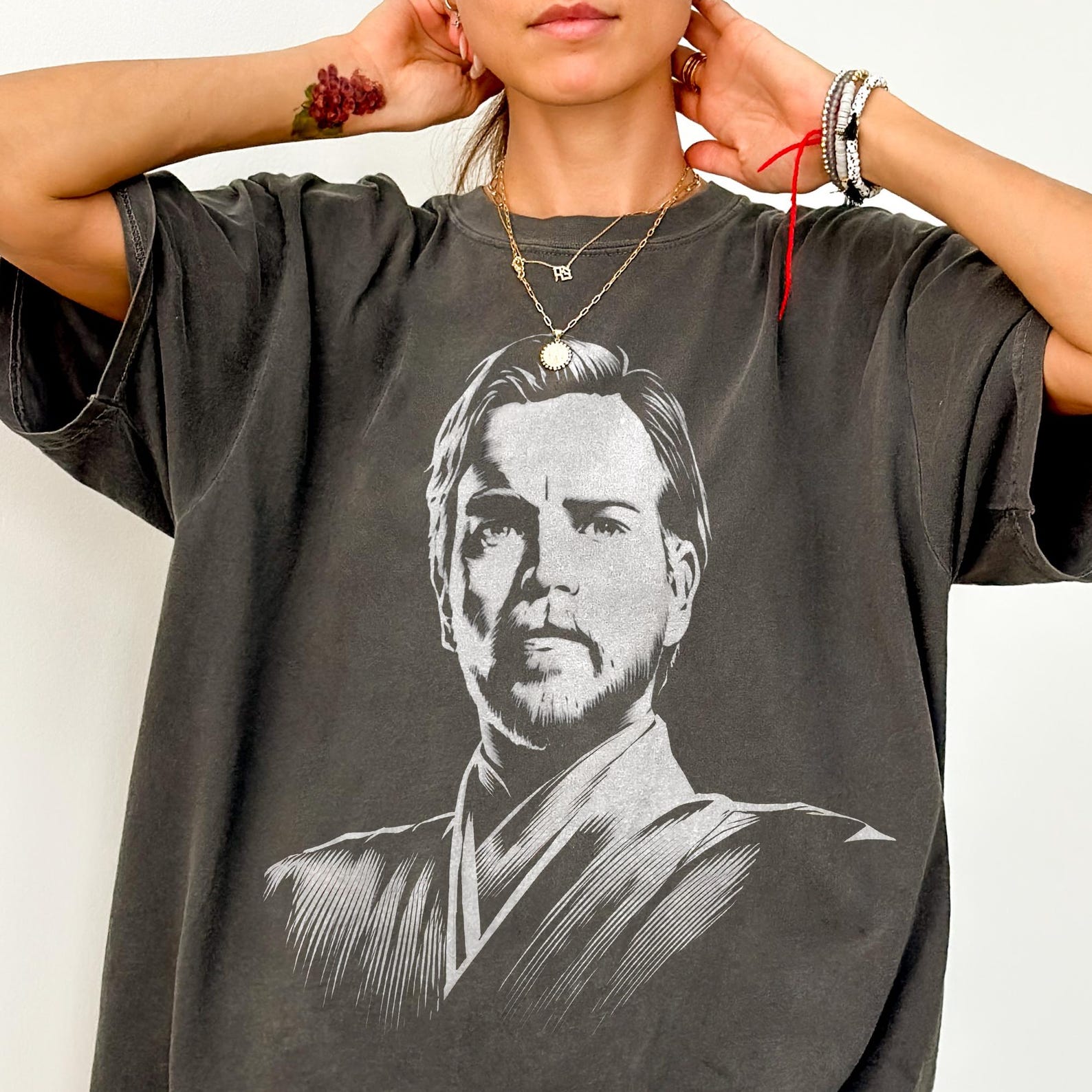Vintage Obi Wan Kenobi Shirt - Star Wars Tshirt,Revenge of the Sith Shirt,Jedi Master Shirt 3XL