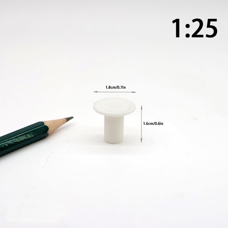 1 Piece 1/12 Dollhouse Mini Plush Sofa Chair Side Table Furniture Model For Doll House Decor Simulation Single Person Sofa