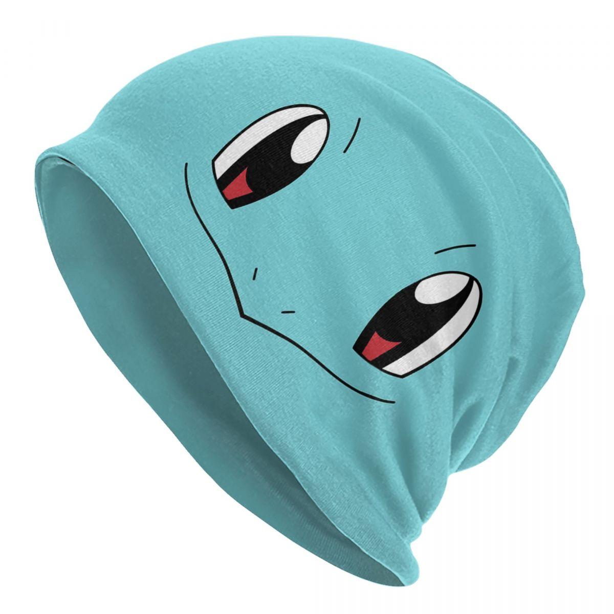 

Unisex Chemo Beanie Skullies Pokemoned Squirtle Headwear Autumn Winter Warm Bonnet Knit Hat One Size