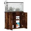 VidaXL Aquarium Stand Smoked Oak 81x36x73 Cm Engineered Wood 833628
