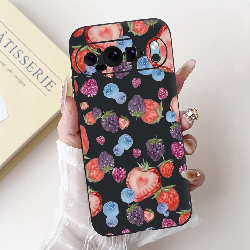 For Google Pixel 9 Pro 9A Pixel9 New Fashion Dusk Beach Painting Phone Case For Google Pixel9A 9 9Pro Black Silicone Soft Case