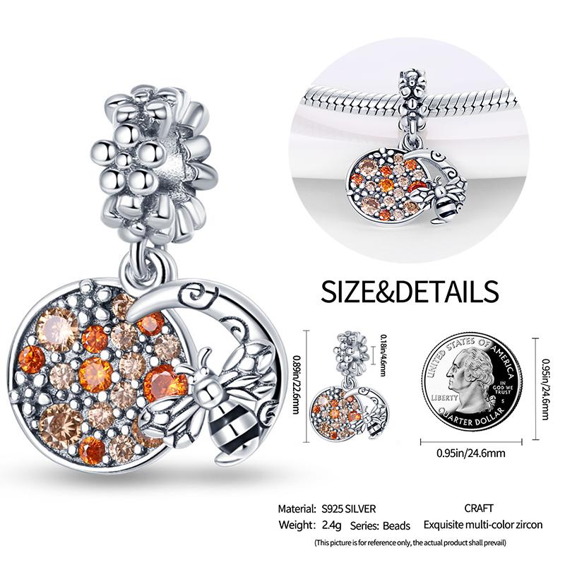 Copper Fashion Squirrel Squirrel Maple Leaf Charms Beads For 3Mm Bracelet Diy Fine Jewelry Gift Making