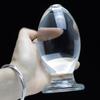 70mm Super Big Butt Plug Sex Toys Glass Anal Stopper Huge Plug Anal Dilator Expanding For Women Men Prostate Massager