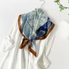 Headscarf Silk Scarf 90cm Women's Headscarf New Versatile Satin Thin Large Square Scarf