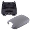 Artificial Leather Armrest Center Console Lid Cover For     2008-2012 Black